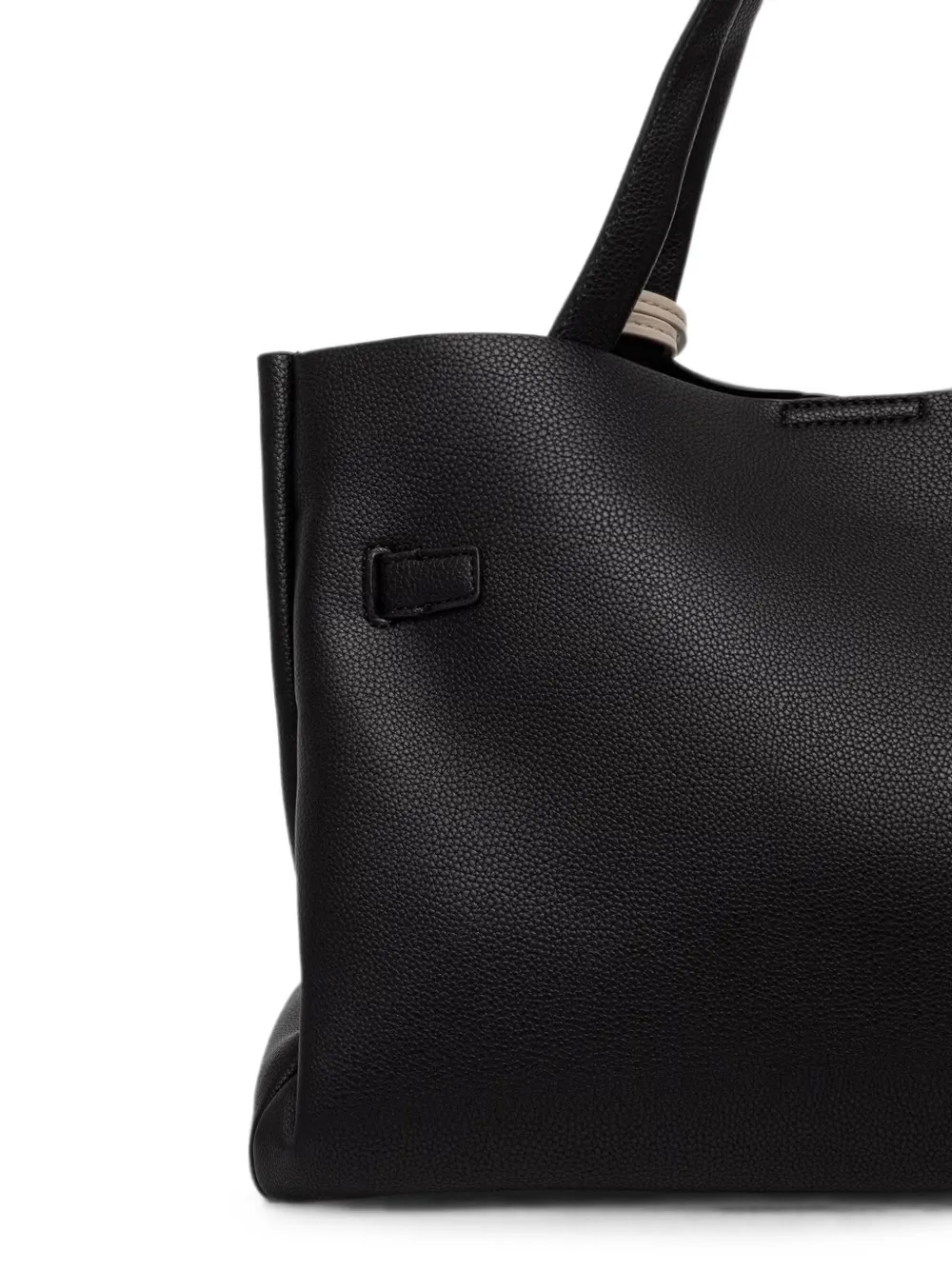 DKNY Bryar shopper met bedel en bewerkte textuur Zwart