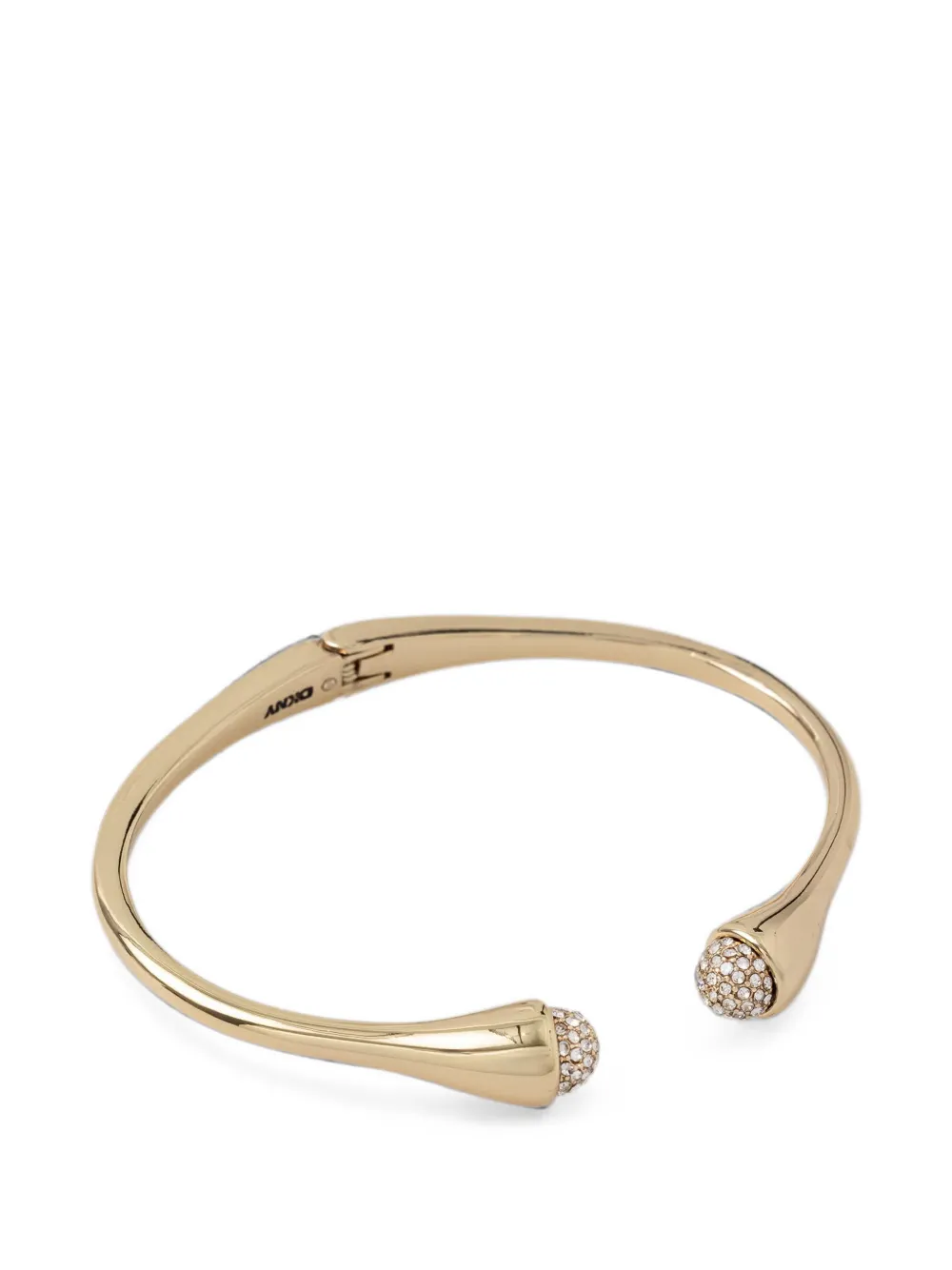 DKNY crystal-embellished cuff bracelet - Oro