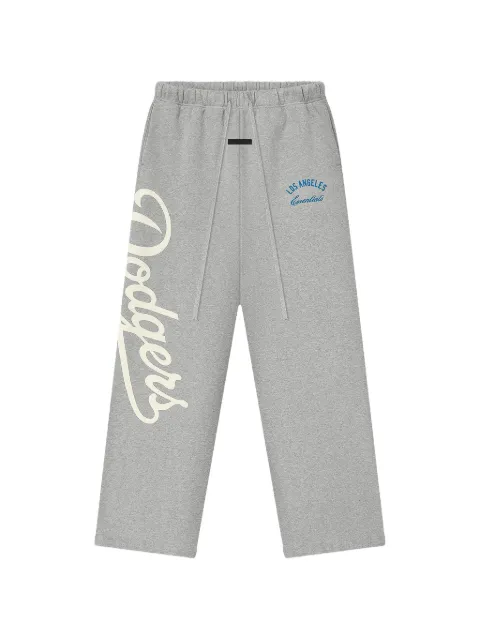 FEAR OF GOD ESSENTIALS pants Dodgers con logo estampado