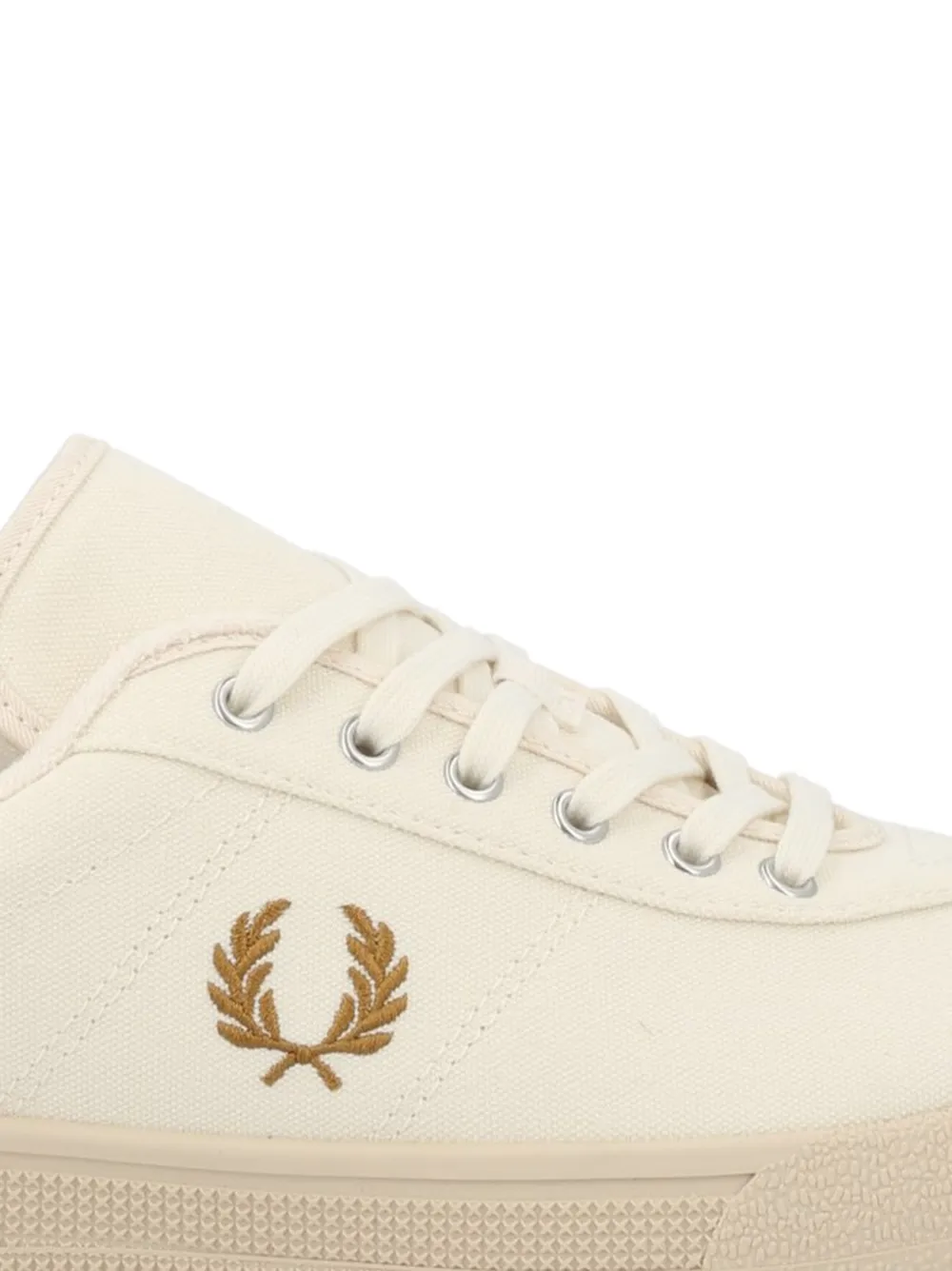 Fred Perry Laurel Wreath canvas sneakers Beige