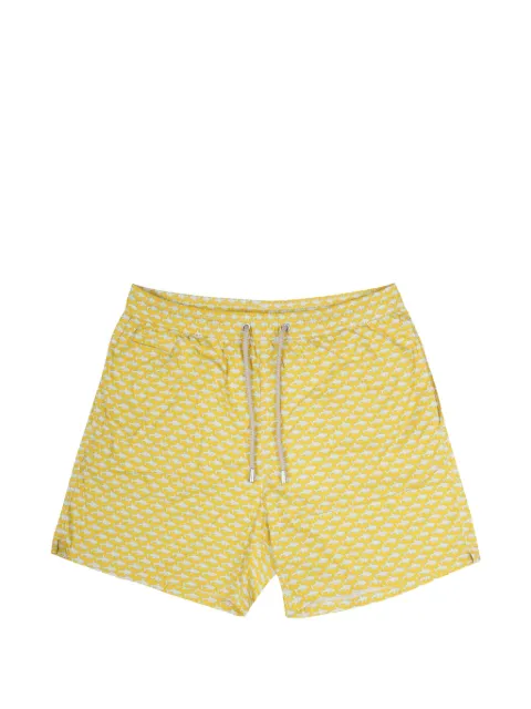 MC2 Saint Barth shark-print drawstring swim shorts