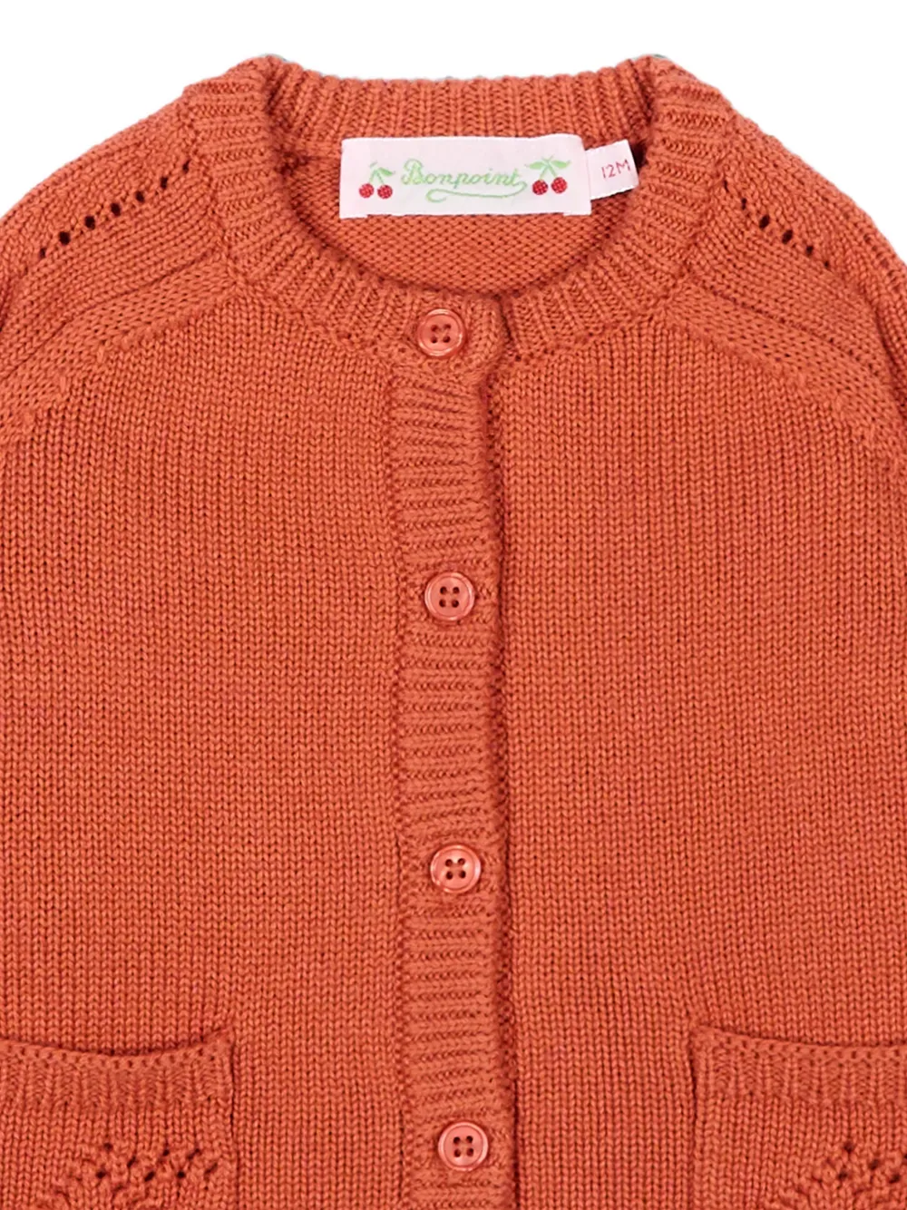 Bonpoint Button-up vest Oranje
