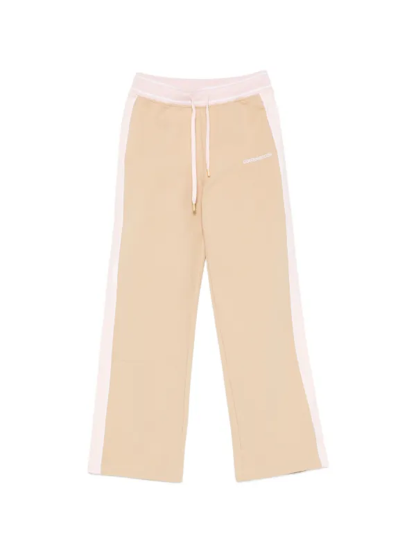 Casablanca Punto Side-stripe Drawstring Track Pants in Neutrals