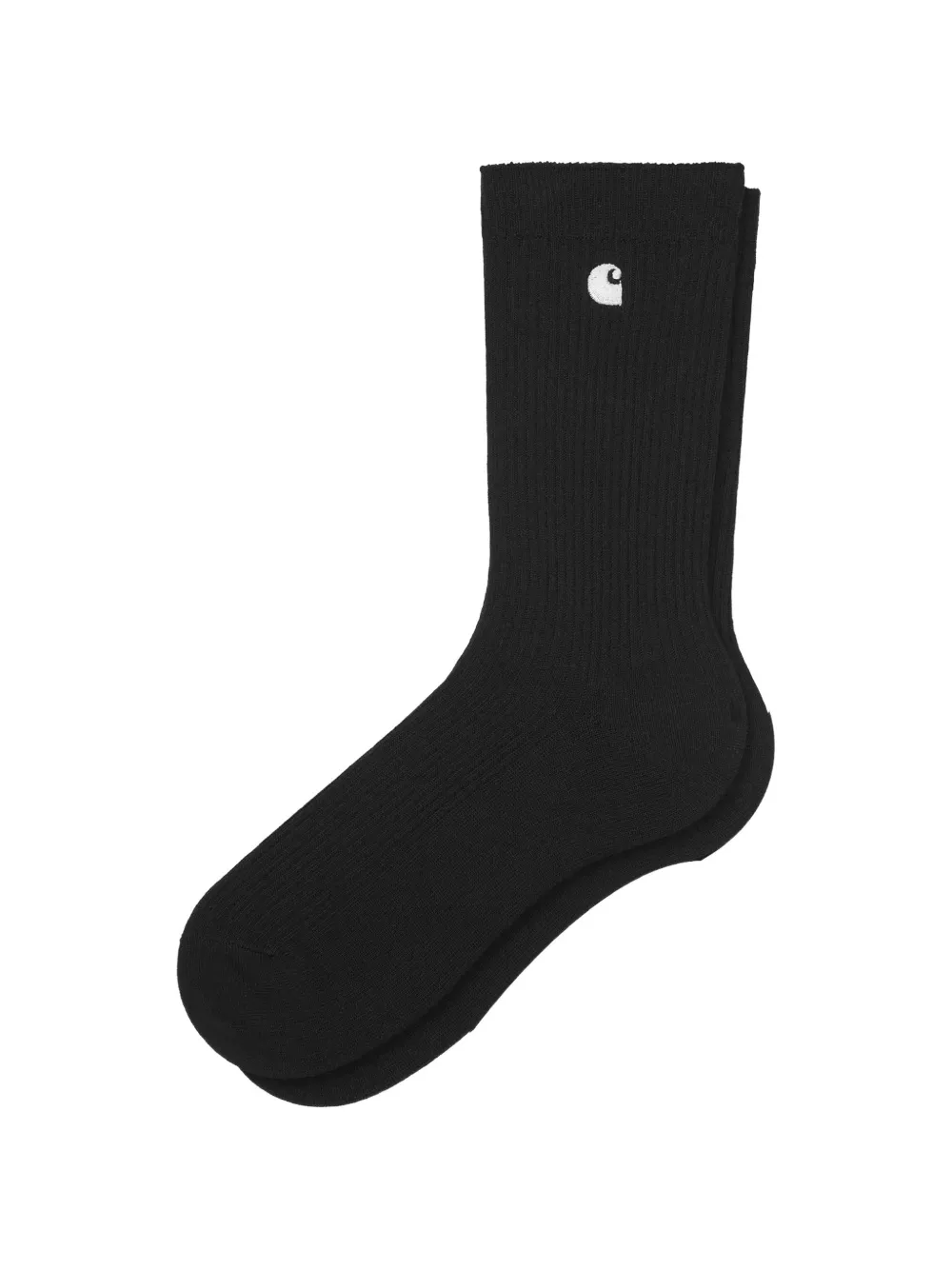 Carhartt WIP Calzini Madison con logo (2 pezzi) - Nero