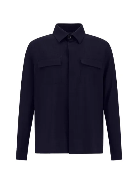 Herno flap-pocket shirt