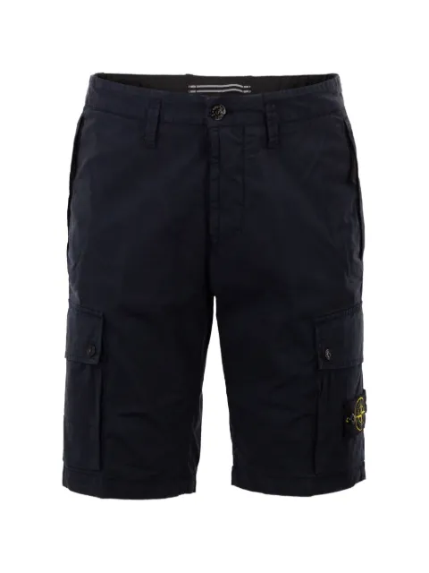 Stone Island logo-patch cargo shorts