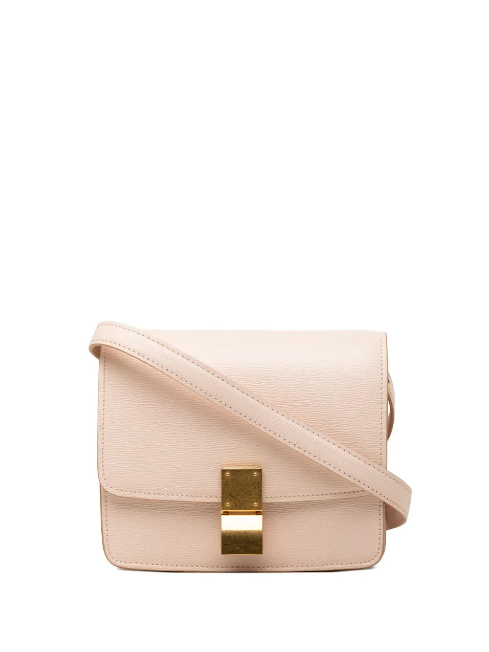 Celine Pre-Owned Borsa a tracolla Classic Box piccola in pelle di vitello 2010-2026 - Marrone