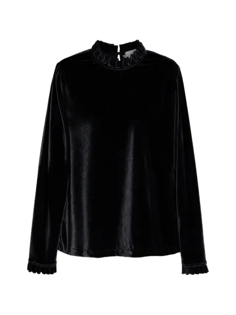 Isolda Maré ruffled-trim long-sleeve top