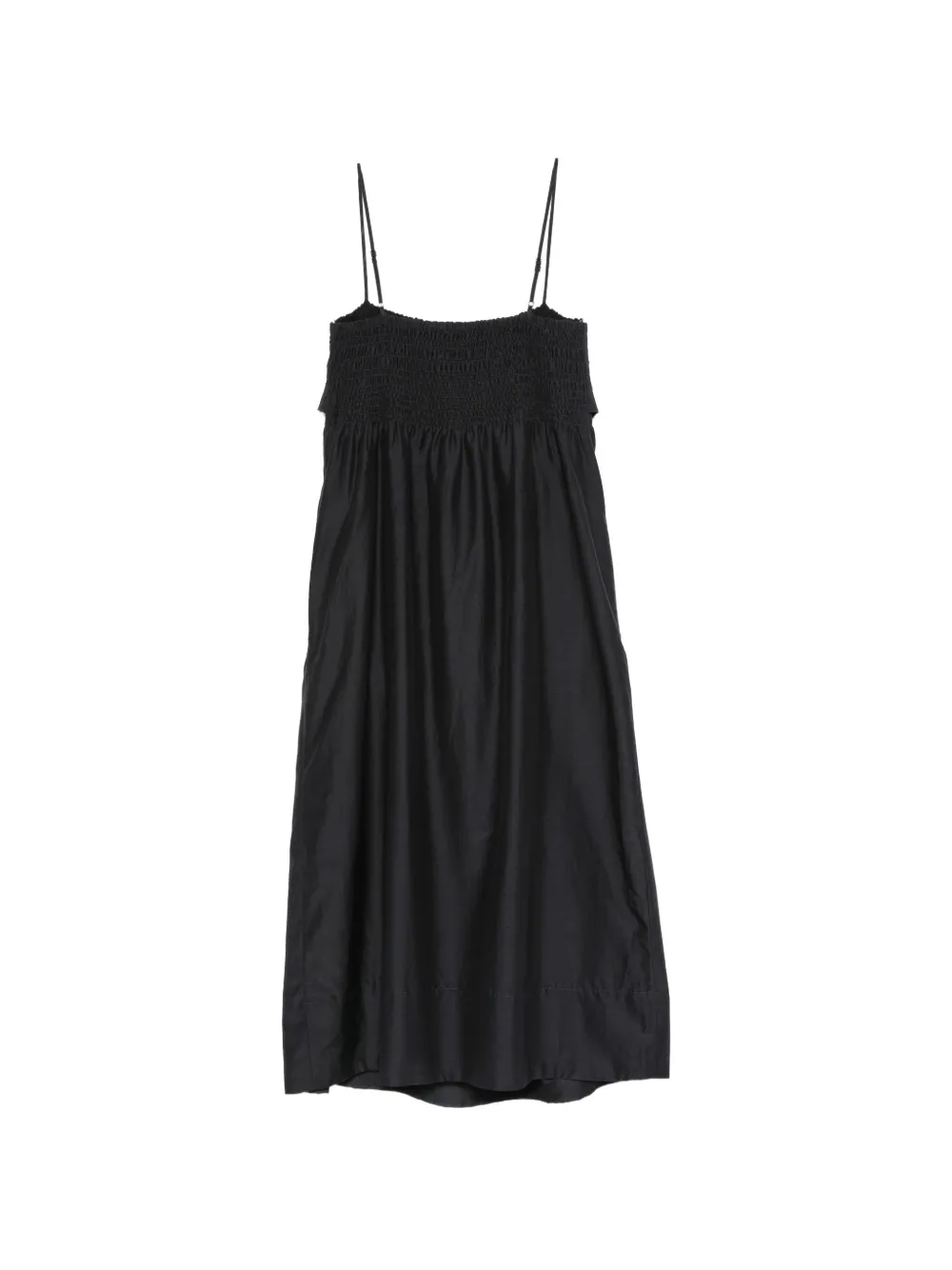 Vince Midi-jurk met strik-detail Zwart