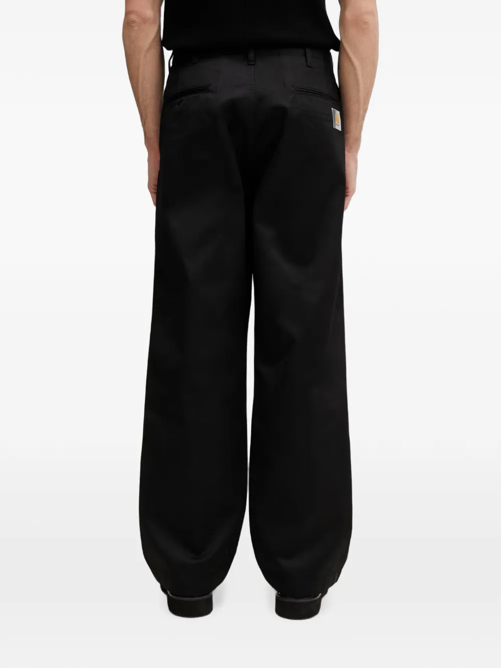 Carhartt WIP Harold broek met wijde pijpen Zwart