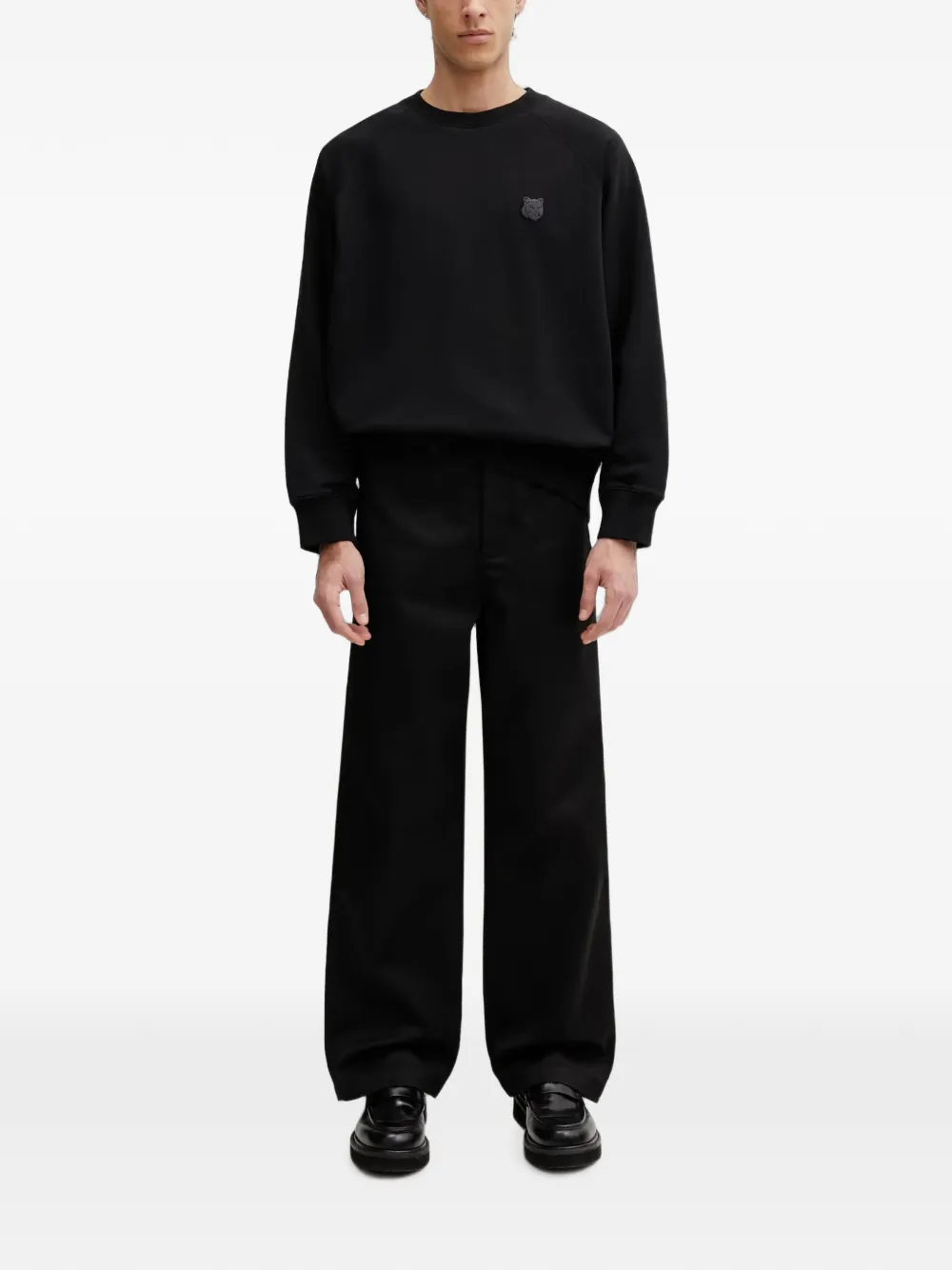 Carhartt WIP Harold broek met wijde pijpen Zwart