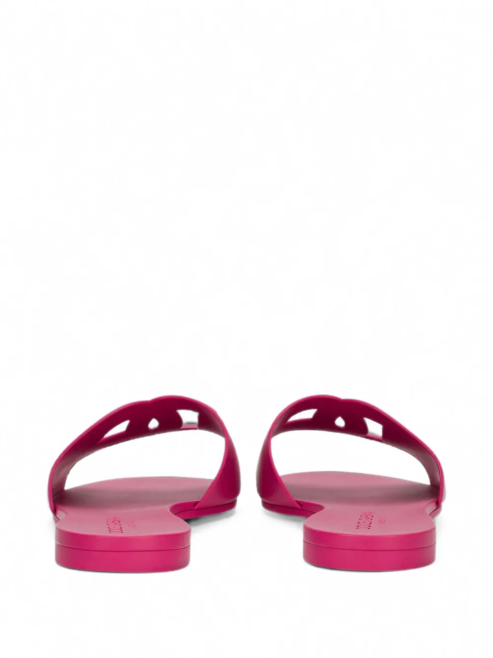 Dolce & Gabbana Rubberen slippers Roze