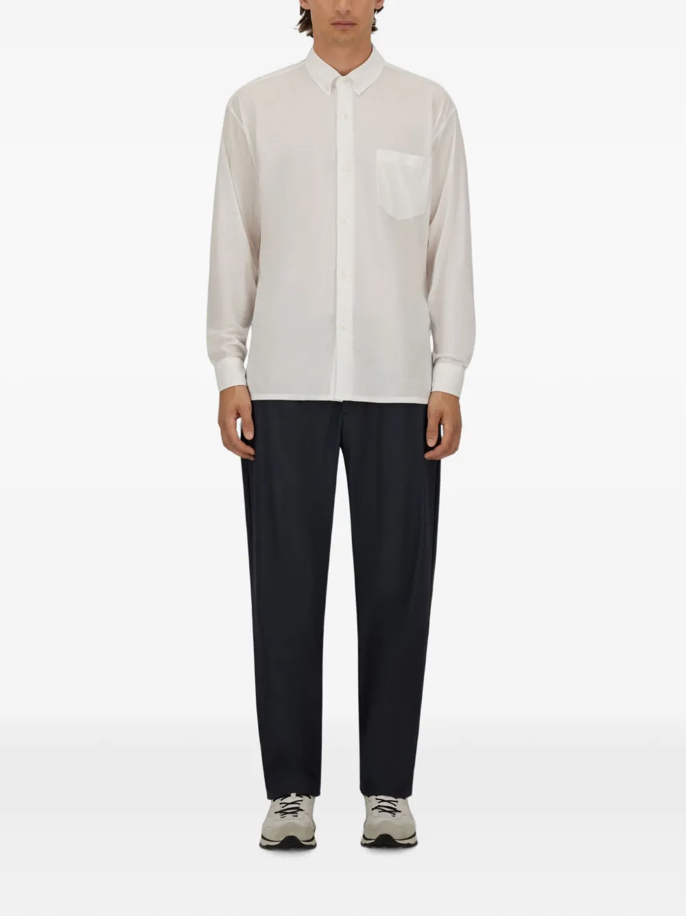 Herno Plooibroek met trekkoord Blauw