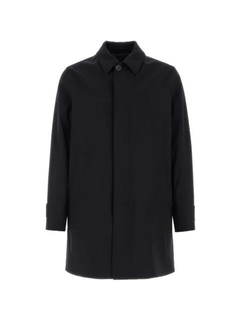 Herno concealed-fastening raincoat