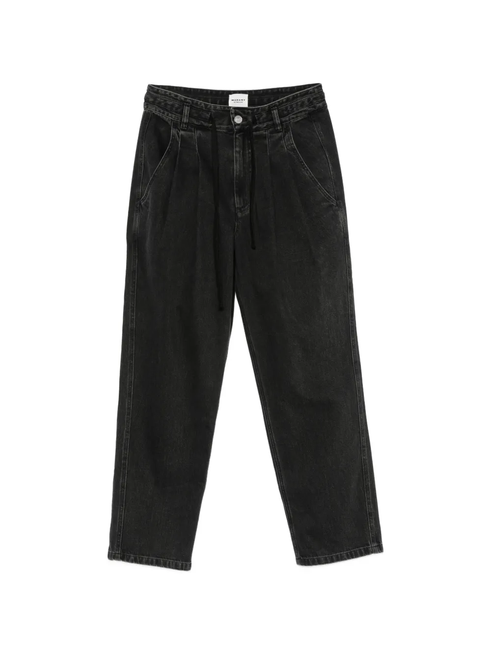 MARANT ÉTOILE Ilsa drawstring jeans - Nero