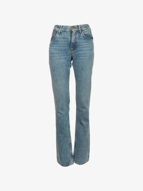 The Attico jeans rectos con cinco bolsillos