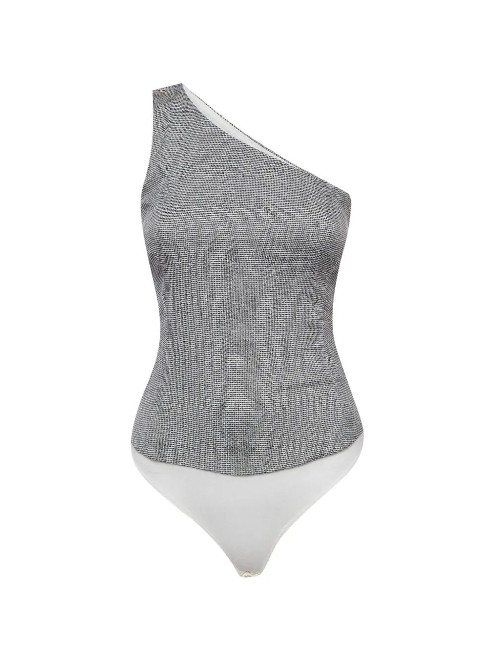 Elisabetta Franchi one-shoulder blouse - Bianco