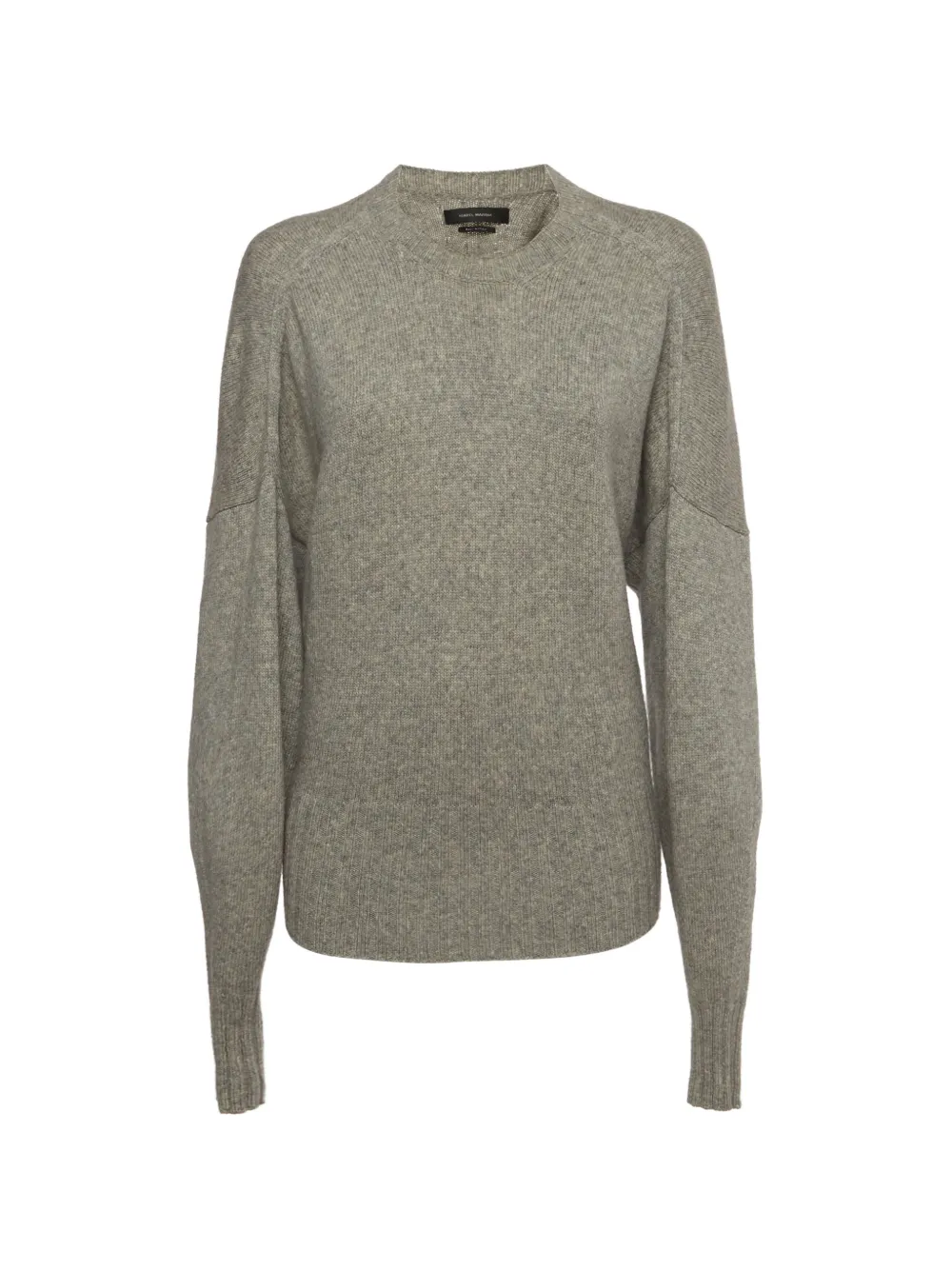 ISABEL MARANT dropped-shoulder crew-neck sweater - Grigio