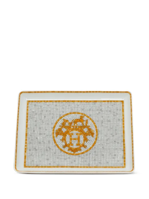 Hermès Pre-Owned Mosaique Au 24 Gold tray