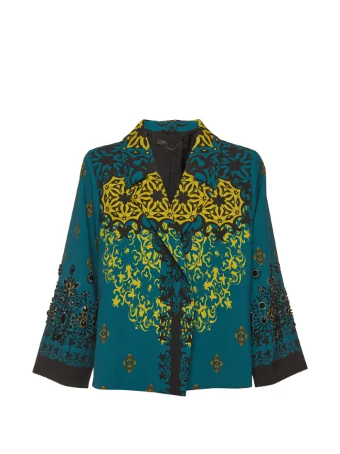 Marina Rinaldi notched-lapel blazer