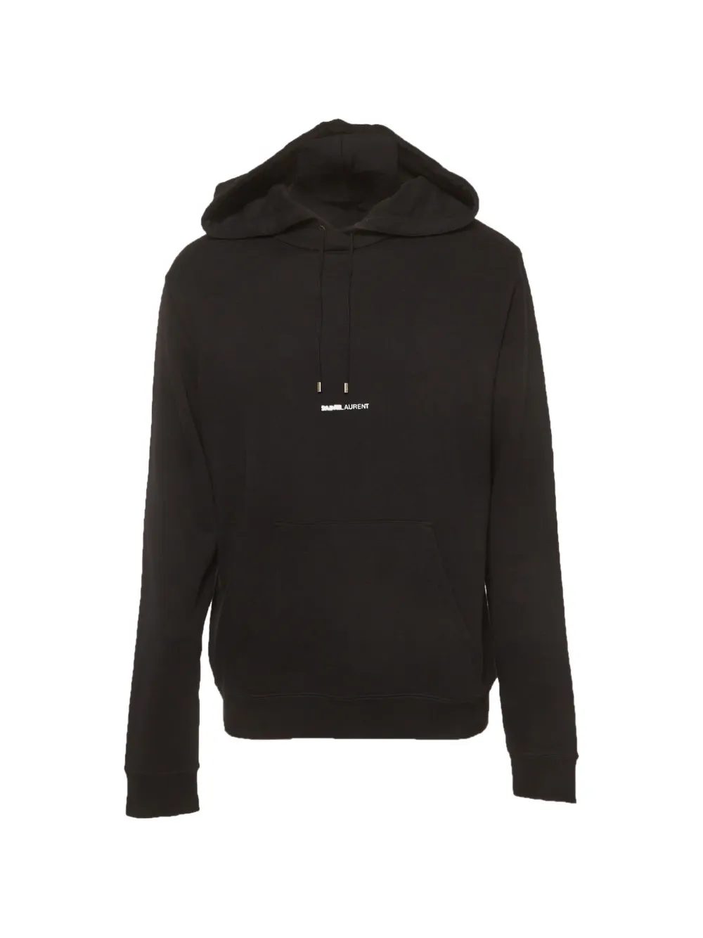 Saint Laurent Pre-Owned logo-print hoodie - Nero