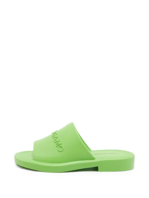 Ferragamo Pre-Owned Giuneva logo-embossed slides