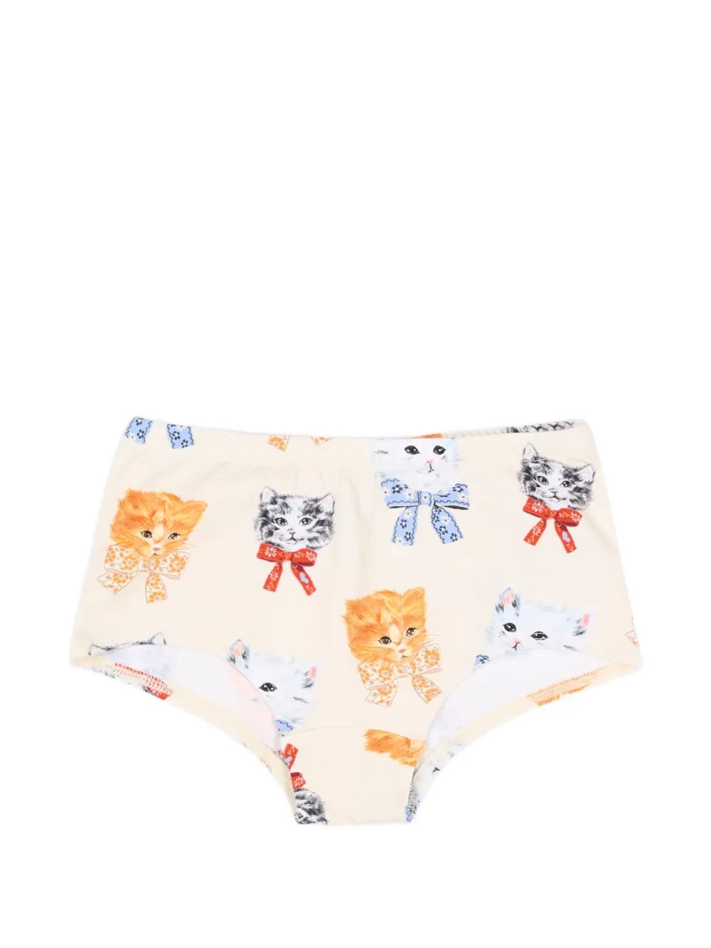 Molo Twee Jemma slips met katten-print Beige