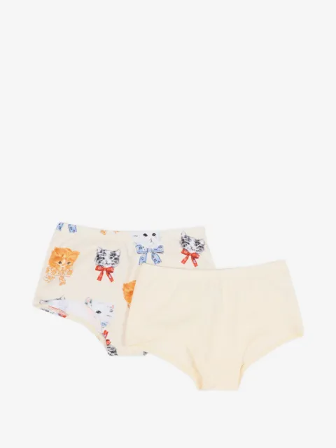 Molo Jemma cat-print briefs (set of two)