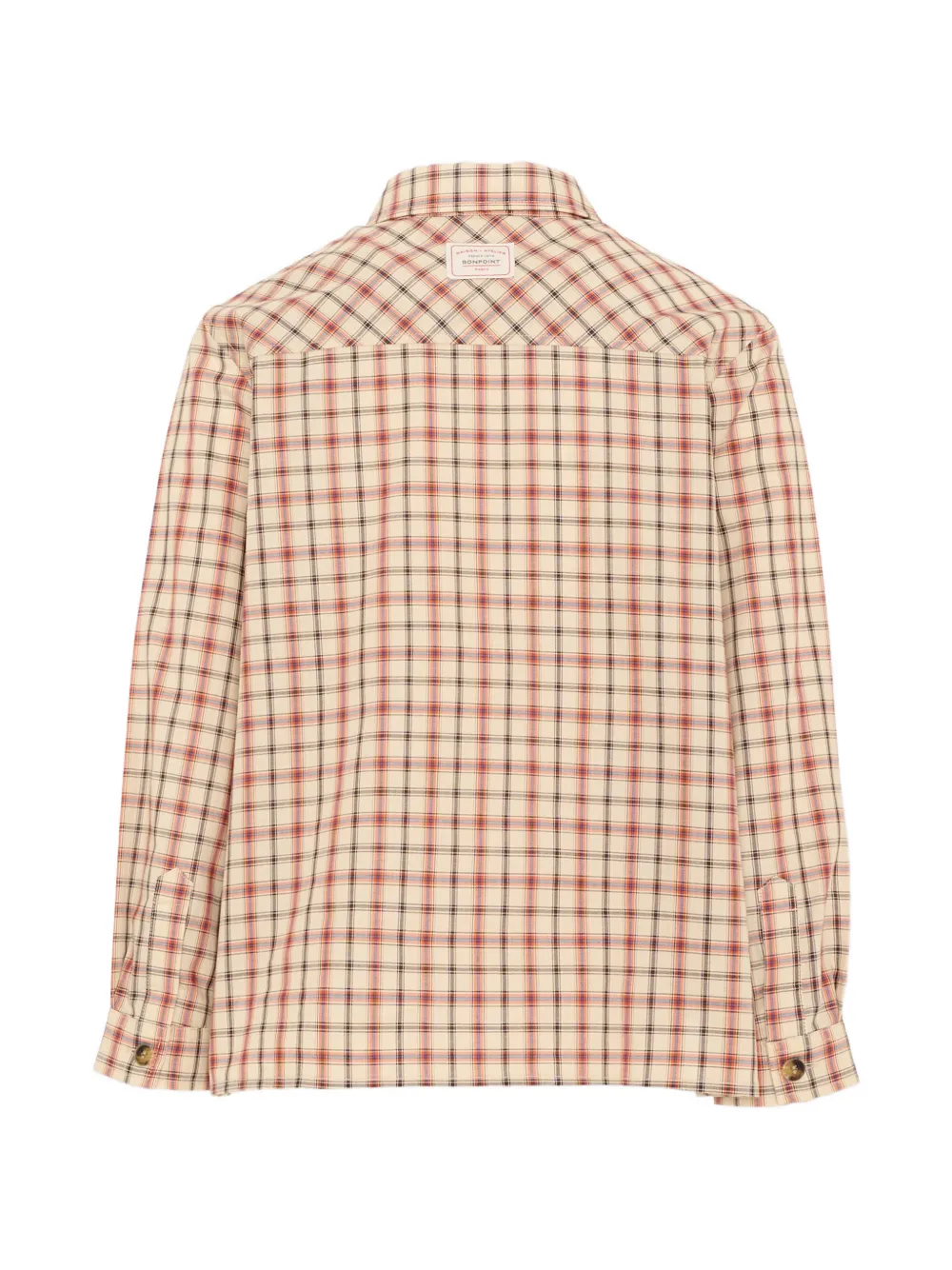 Bonpoint Geruite rok Beige