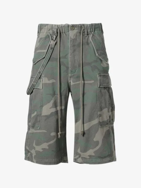 F.M.C.D. camouflage-print cargo shorts