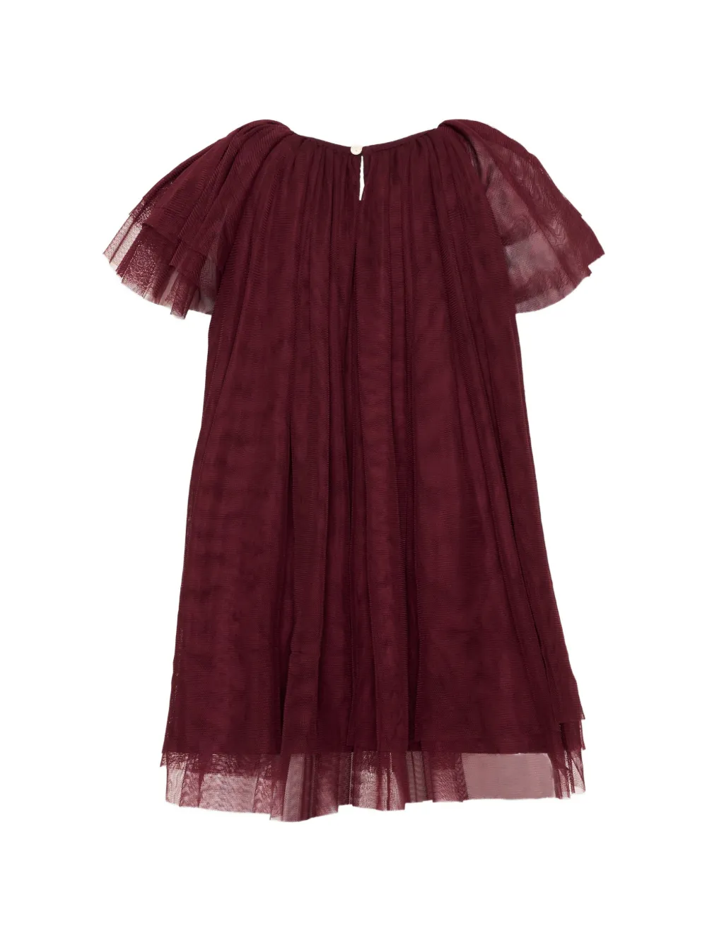 Molo Cocolita tulen jurk met ruches Rood