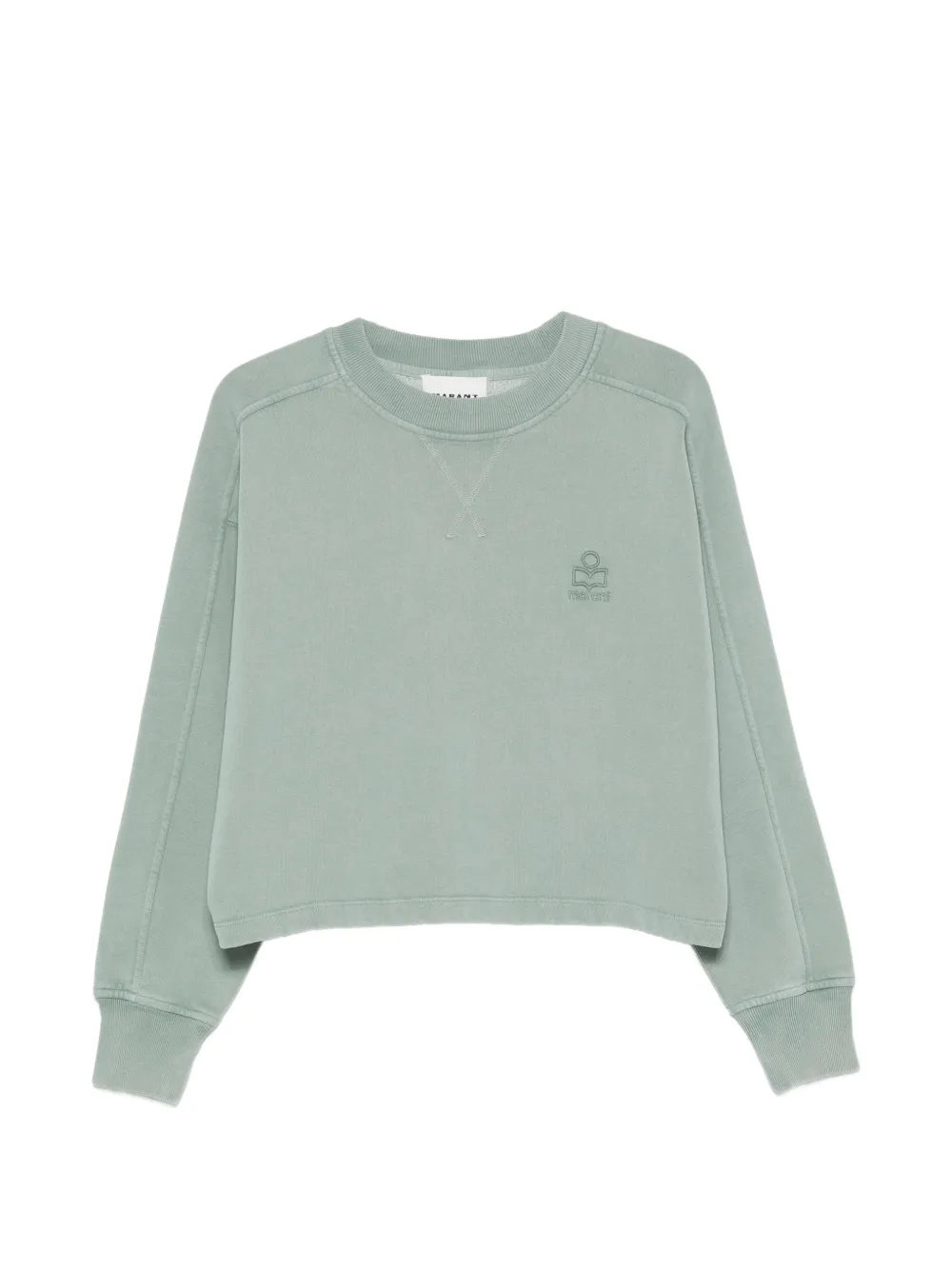 MARANT ÉTOILE Sunny logo-embroidered sweatshirt - Verde