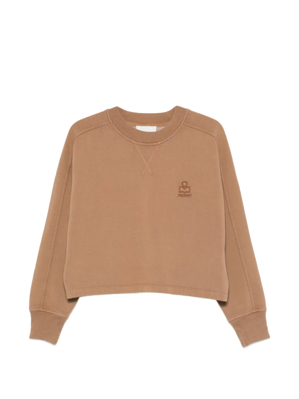 MARANT ÉTOILE Sunny logo-embroidered sweatshirt - Marrone