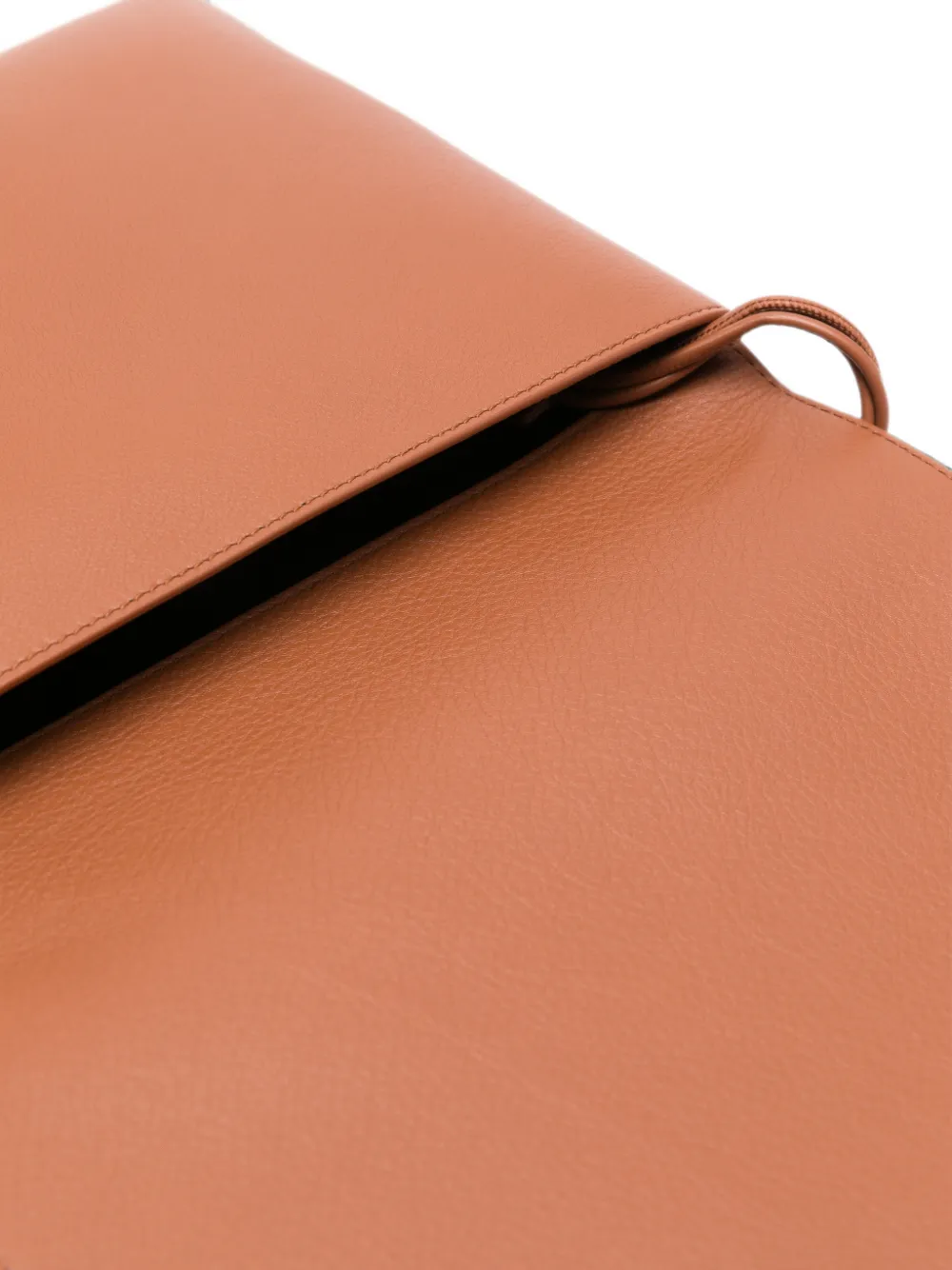 Jil Sander Medium Tangle messengertas Bruin