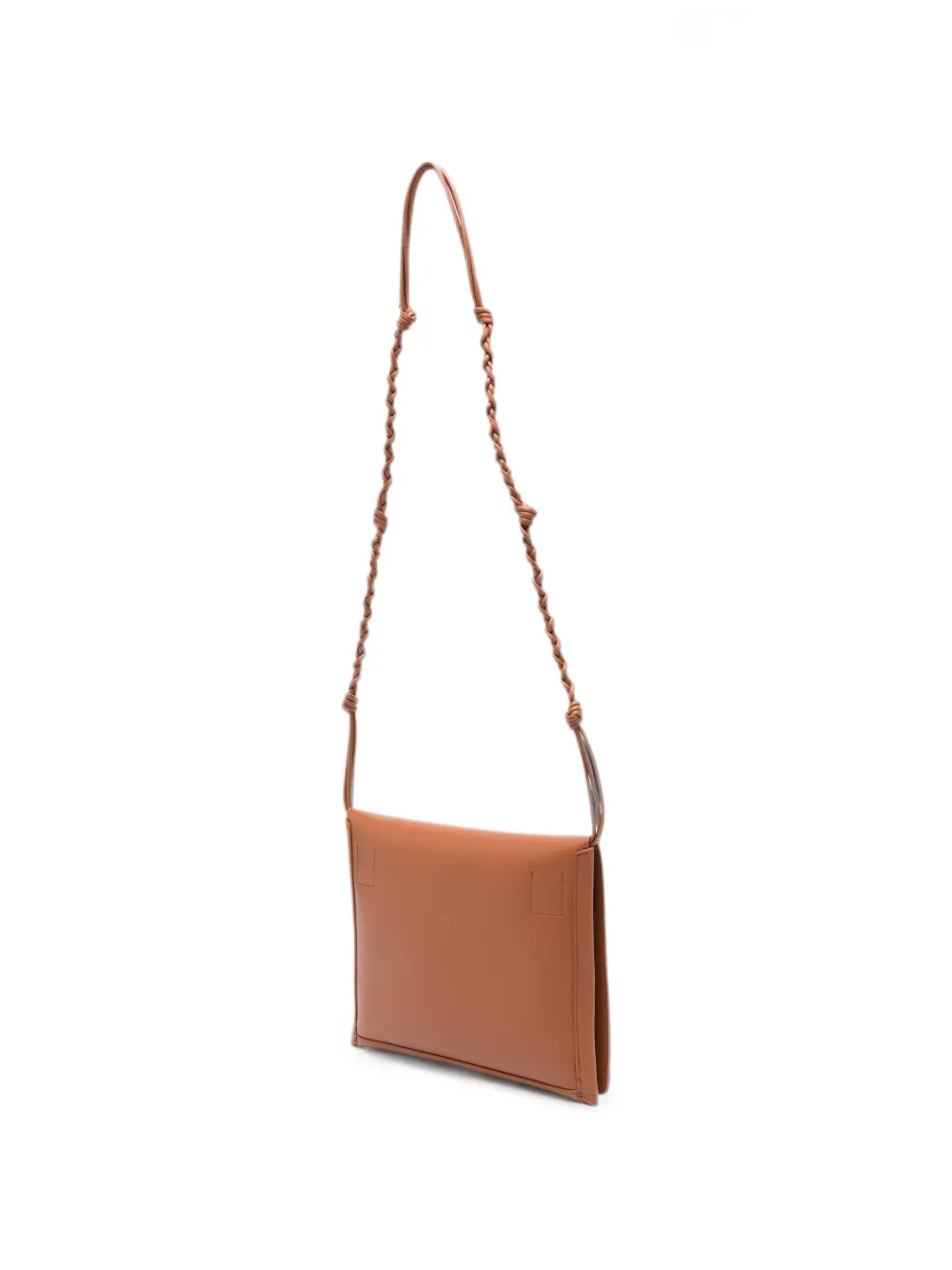 Jil Sander Medium Tangle messengertas Bruin