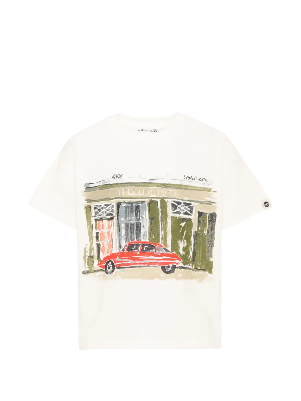 Bonpoint graphic-print T-shirt - Toni neutri