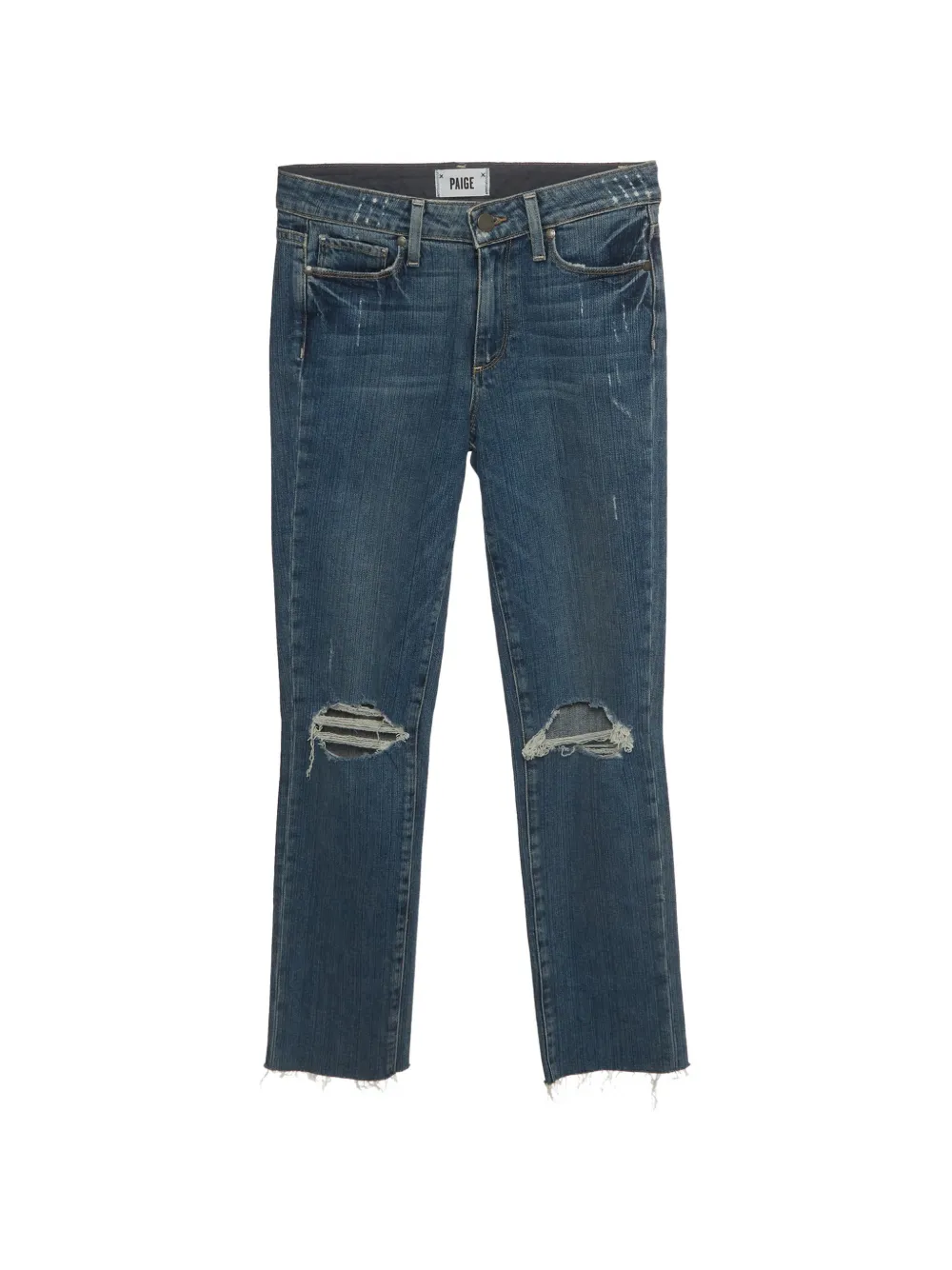 PAIGE Jacqueline straight-leg jeans - Blu
