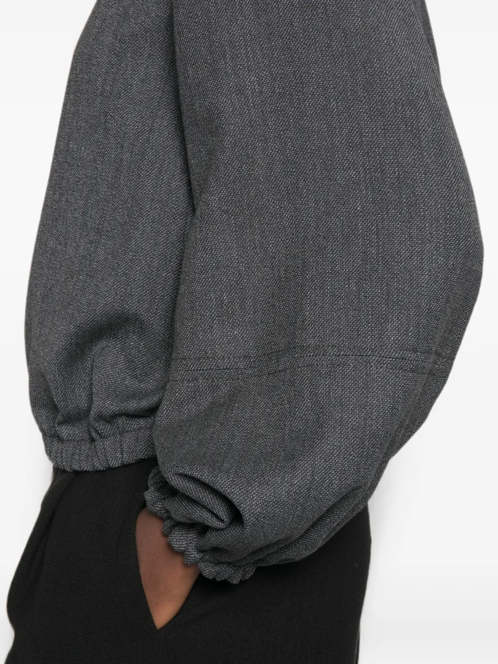 Fabiana Filippi Jack met elastische zoom en rits Blauw
