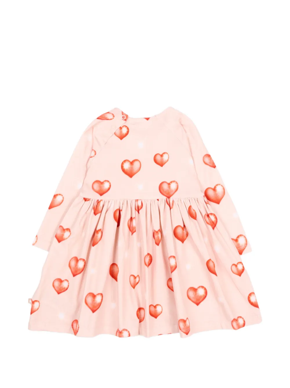 Molo Jurk met hartprint Roze