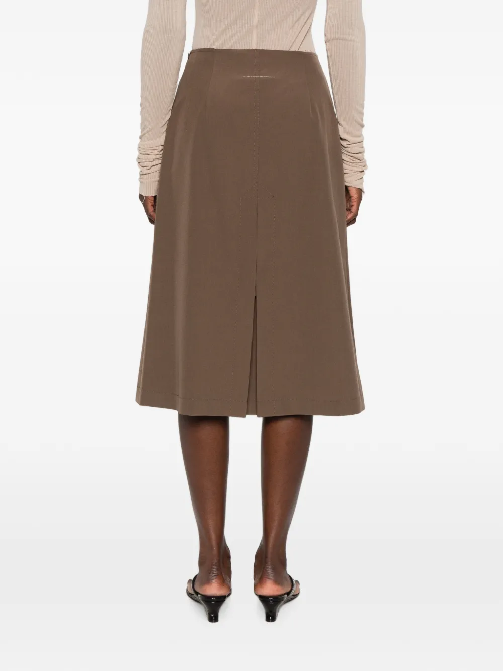 MM6 Maison Margiela Wikkelrok Bruin