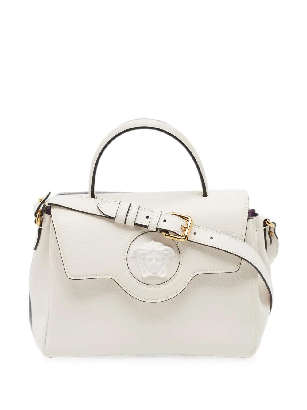 Versace Pre-Owned Borsa a mano La Medusa media - Bianco