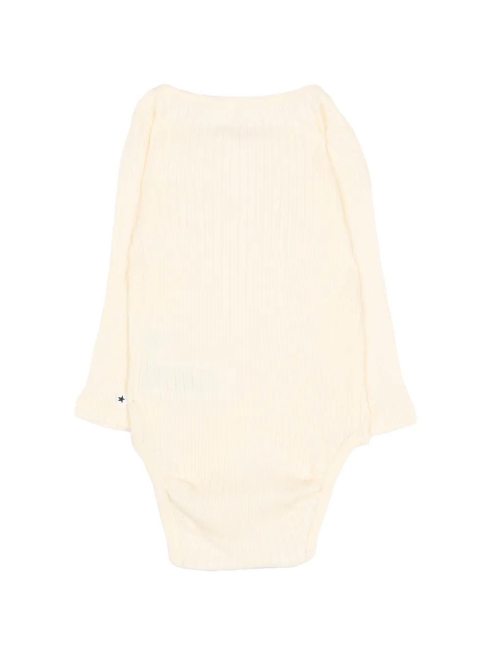 Molo Frankie ribgebreide body met lange mouwen Beige