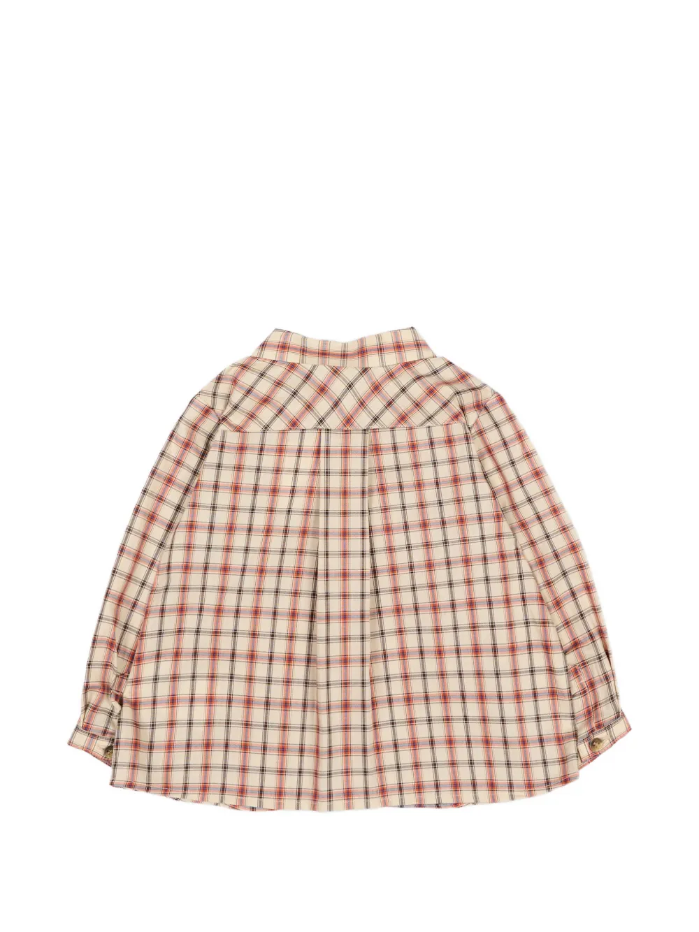 Bonpoint Geruite rok Beige