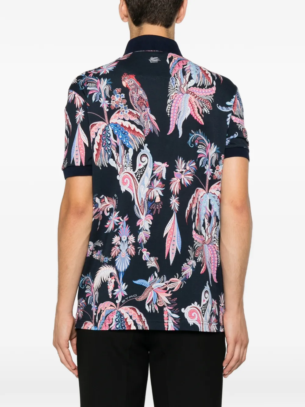 ETRO Poloshirt Blauw