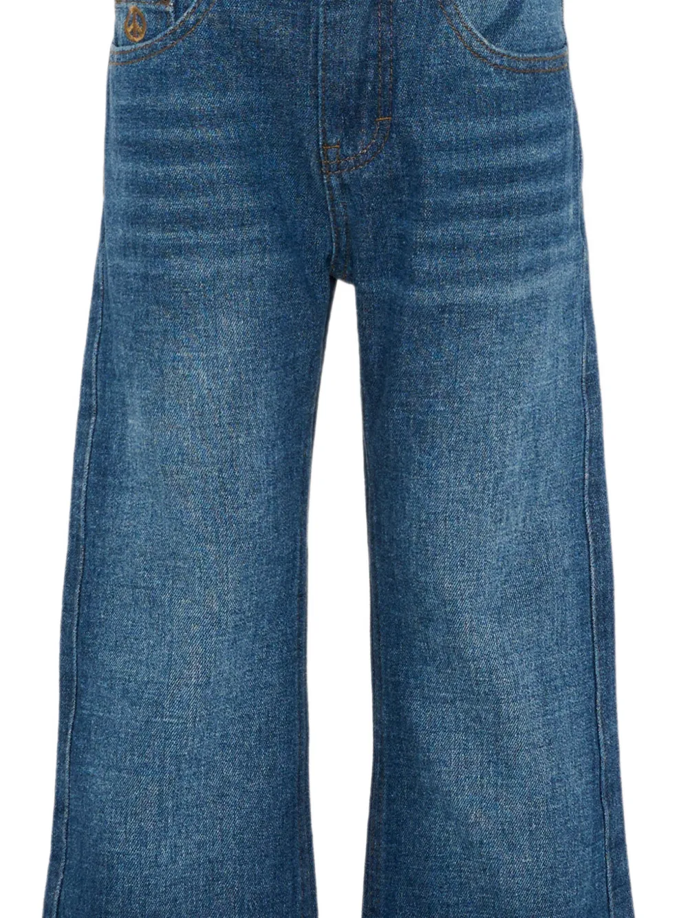 Molo Jeans met wijde pijpen Blauw