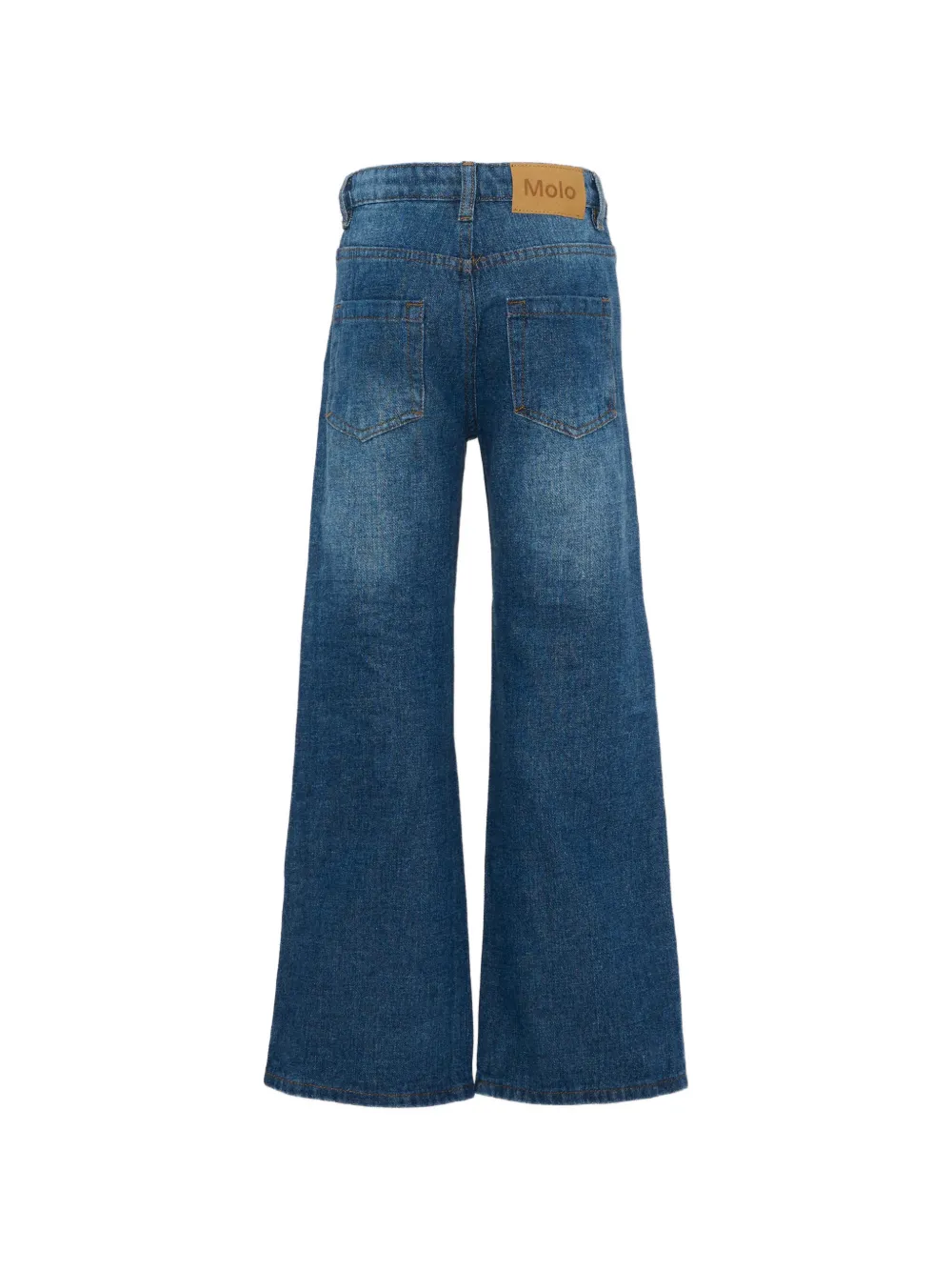 Molo Jeans met wijde pijpen Blauw