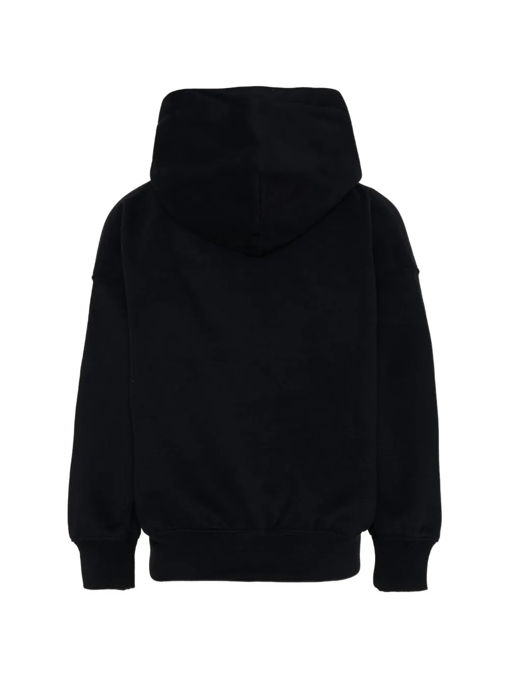Molo Hoodie met geborduurd logo en rits Zwart