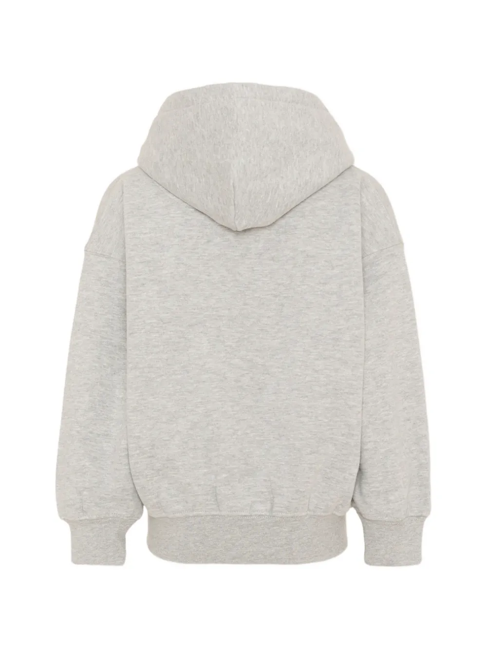 Molo Hoodie met geborduurd logo en rits Grijs