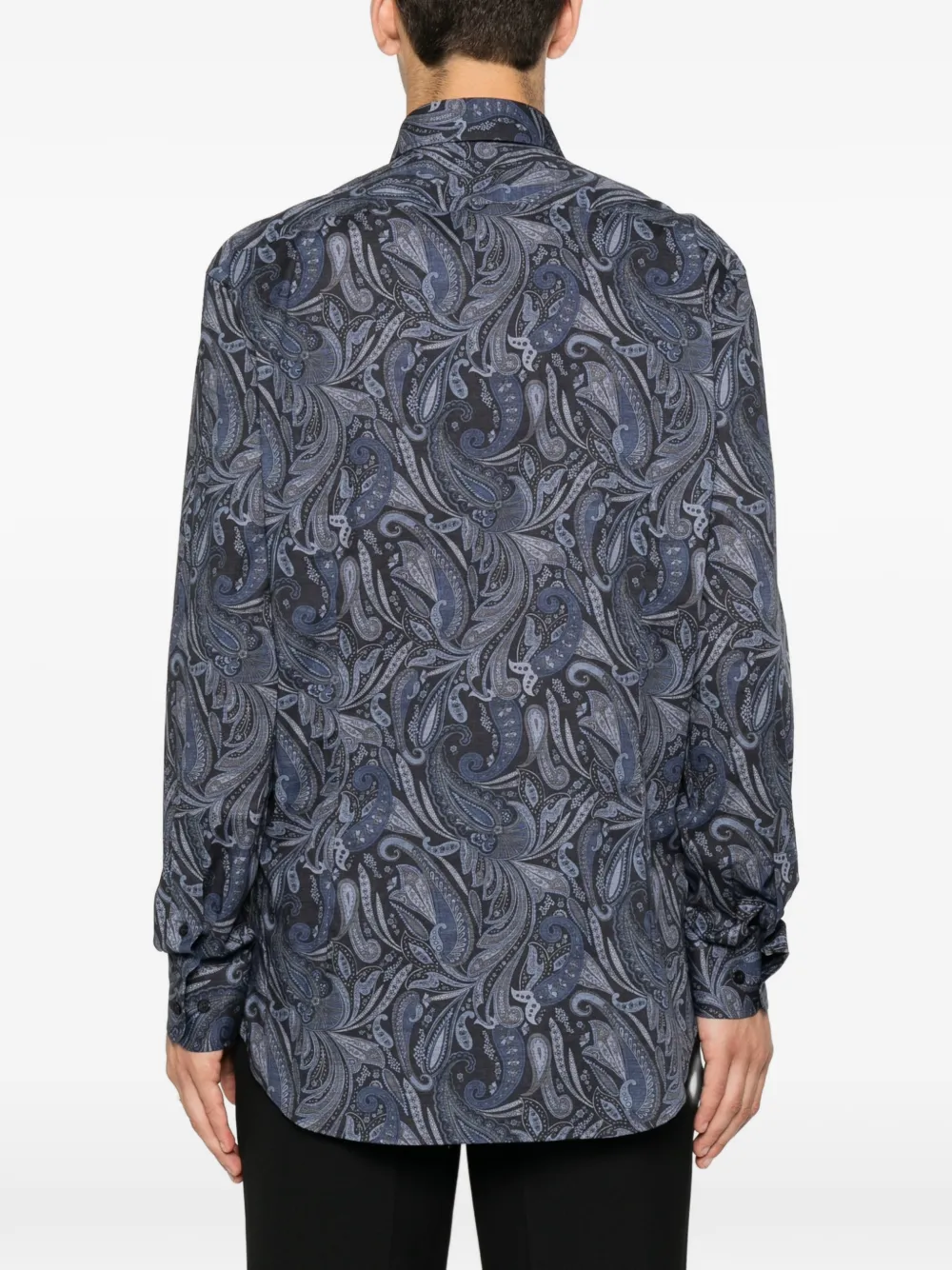 ETRO Overhemd met paisley-print Zwart