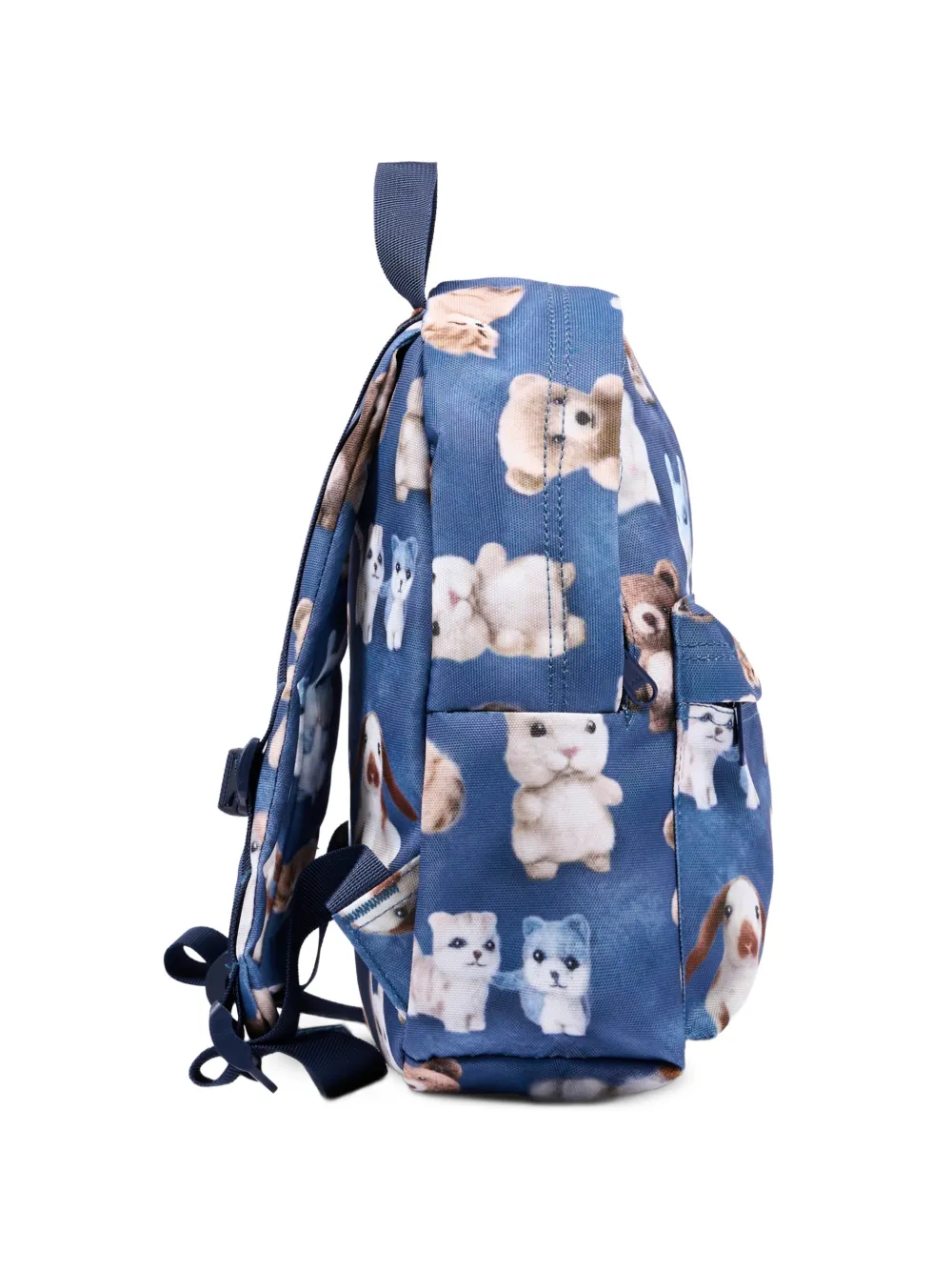 Molo Rugzak met dierenpatroon Blauw